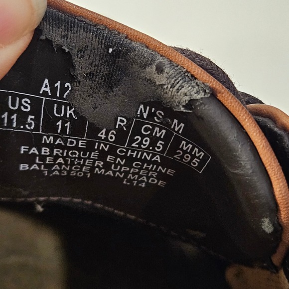 Rockport Walkability Mens Tan Brown Leather Derby Dress Shoes A12163 Size 11.5 M - Picture 10 of 14